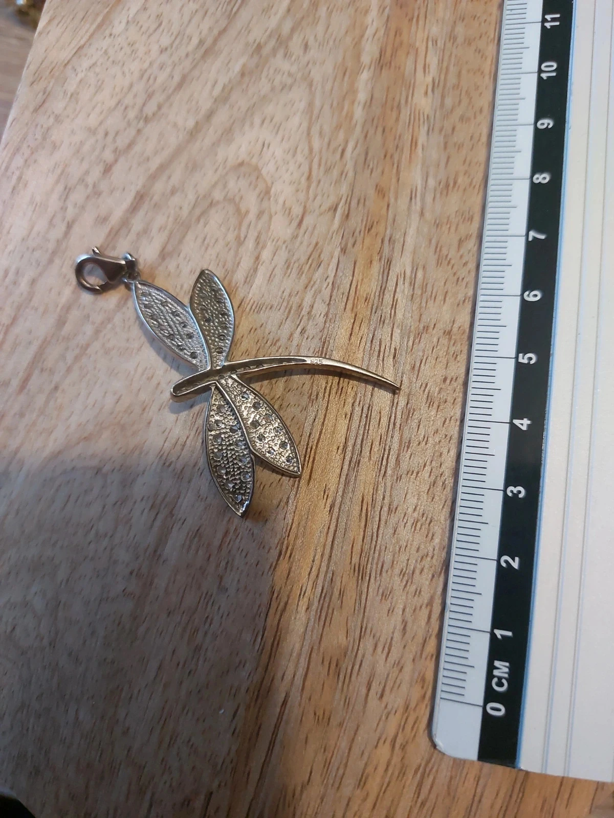 Hermoso colgante de libélula de plata 925 🦋 – photo 3